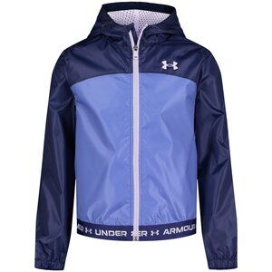 Under Armour UA WINTUCK LOGO WAIST WINDBREAKER, SONAR BLUE WORDMARK, 5